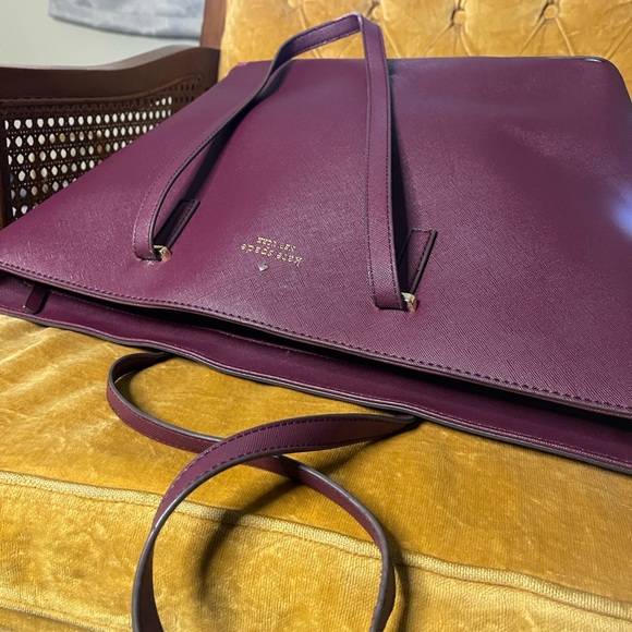 Kate Spade Deep Purple Tote Bag - Picture 6 of 10
